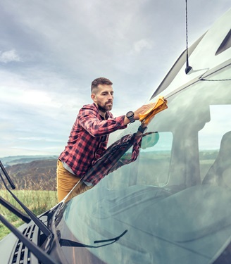 Cleaning an RV